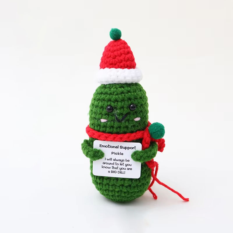 Crocheted Christmas Snowman Doll Gift - Image 10