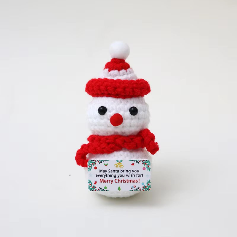 Crocheted Christmas Snowman Doll Gift - Image 12