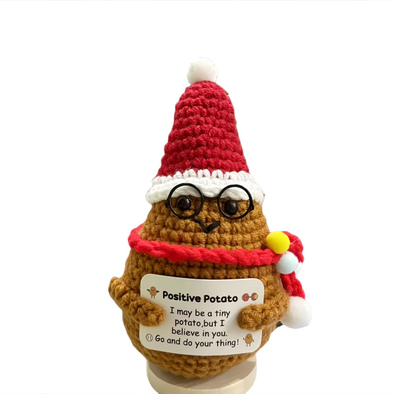 Crocheted Christmas Snowman Doll Gift - Image 15