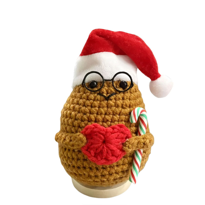 Crocheted Christmas Snowman Doll Gift - Image 16