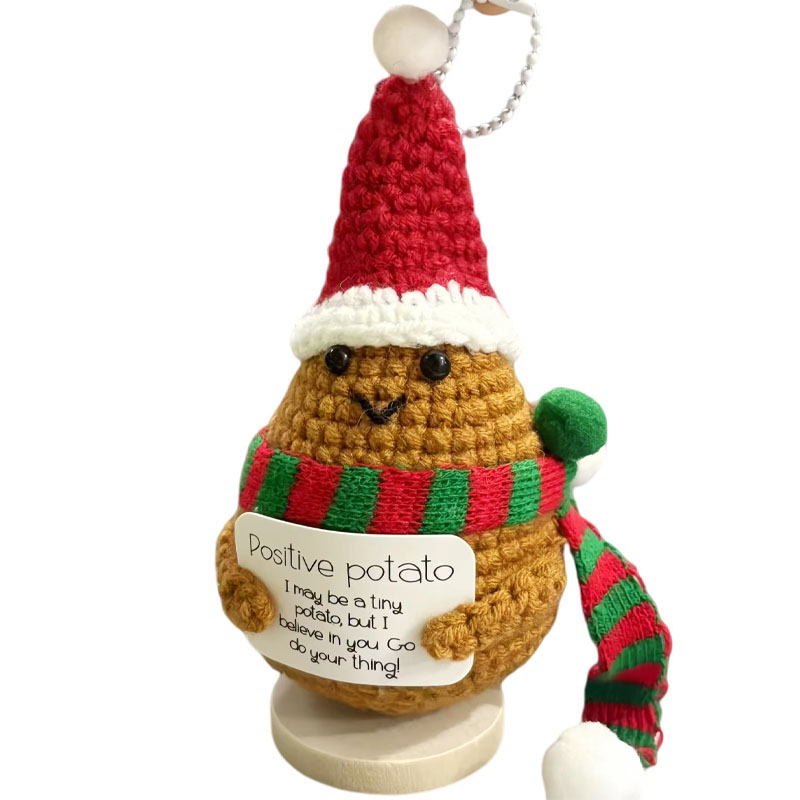 Crocheted Christmas Snowman Doll Gift - Image 17