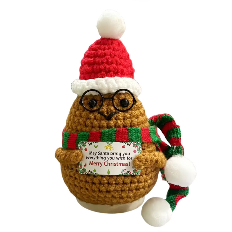 Crocheted Christmas Snowman Doll Gift - Image 18