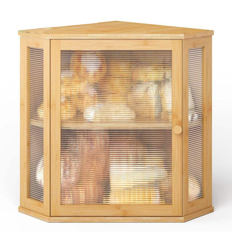 2 Layer Countertop Bamboo Bread Box - Image 2