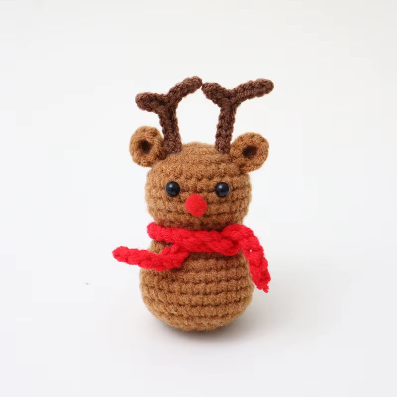 Crocheted Christmas Snowman Doll Gift - Image 4