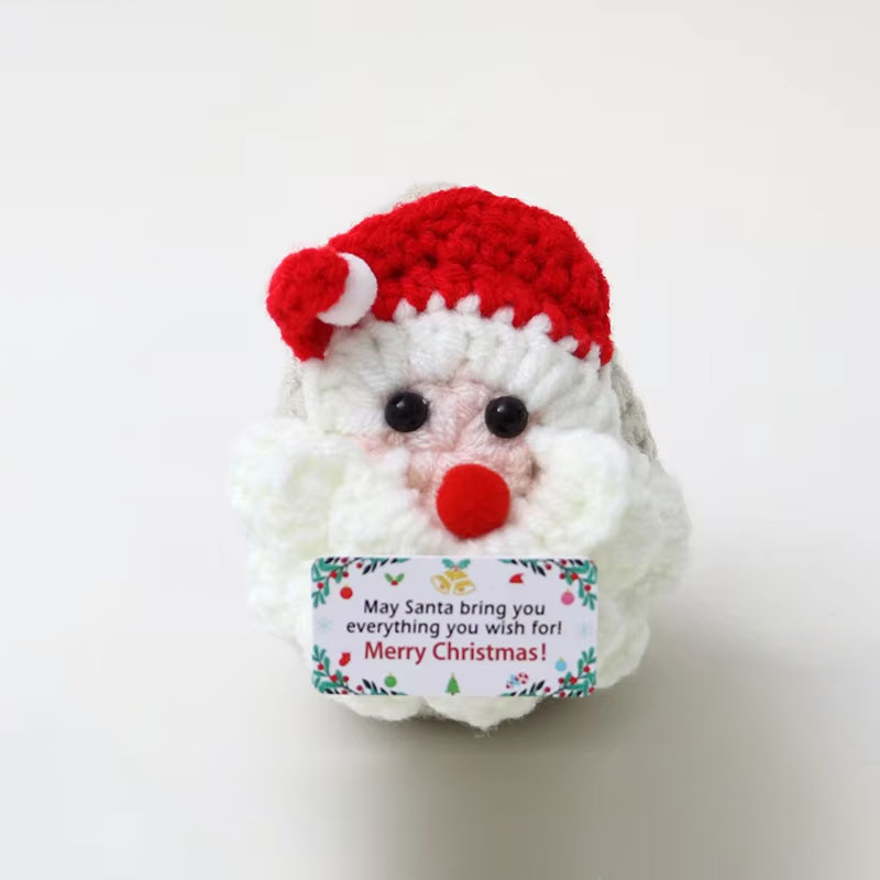 Crocheted Christmas Snowman Doll Gift - Image 5