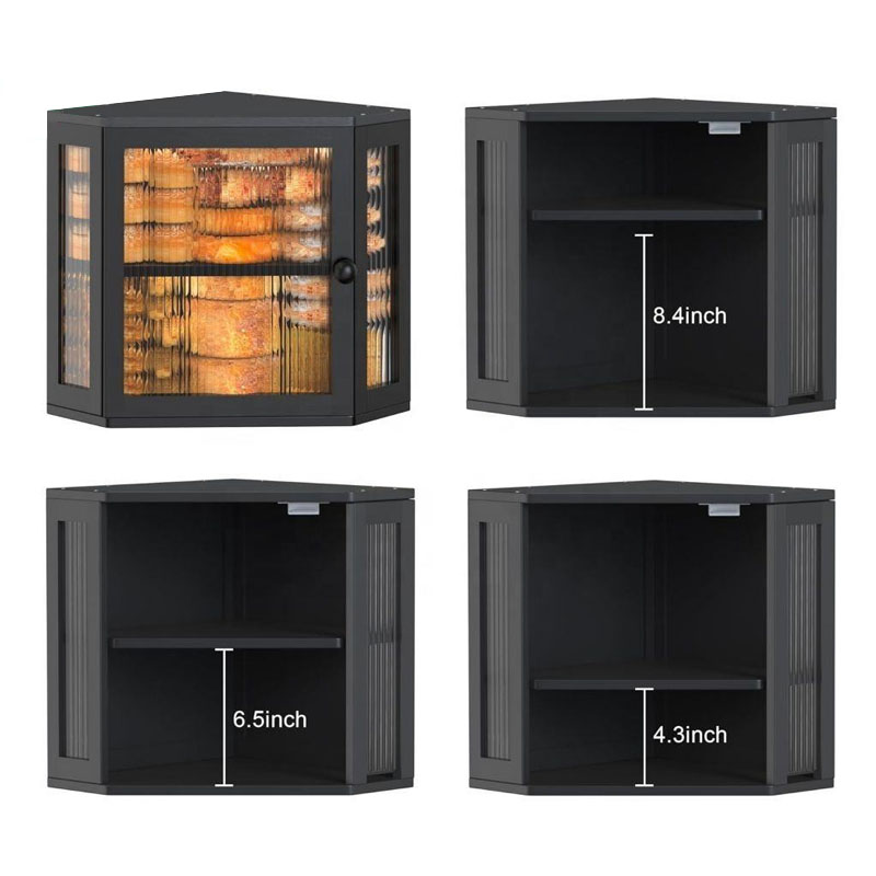 2 Layer Countertop Bamboo Bread Box - Image 5