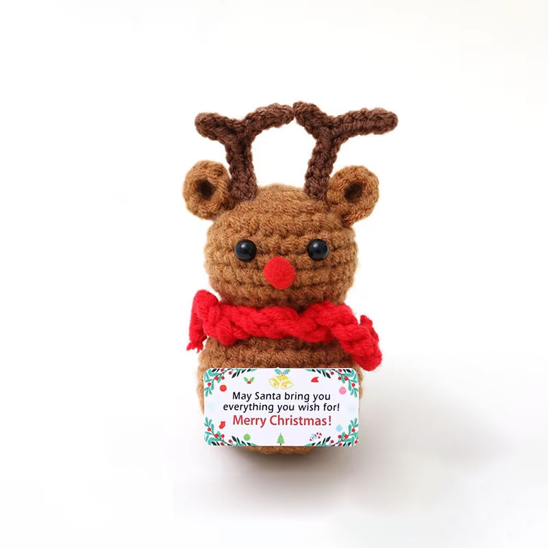 Crocheted Christmas Snowman Doll Gift - Image 7