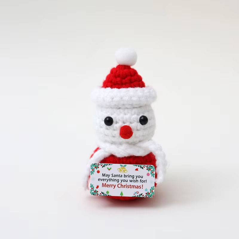 Crocheted Christmas Snowman Doll Gift - Image 8