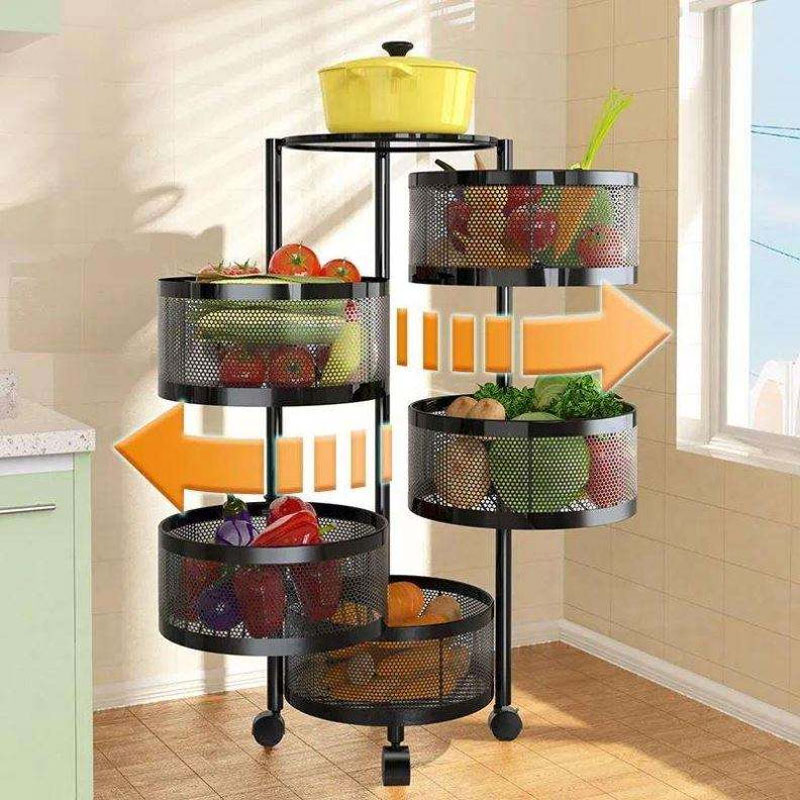 Kitchen Rotating Storage Rack - Image 2