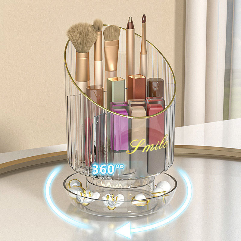 Rotating Makeup Brush Holder Organizer - Image 2