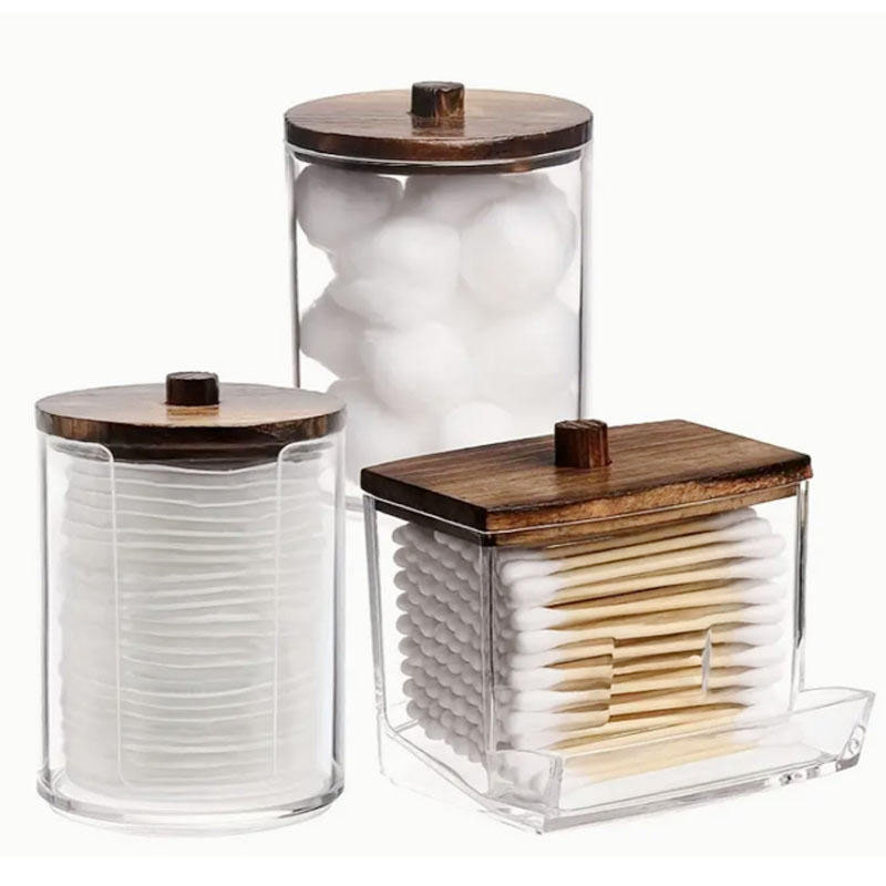 4 Pack Qtip Swab Pad Container Holder - Image 3
