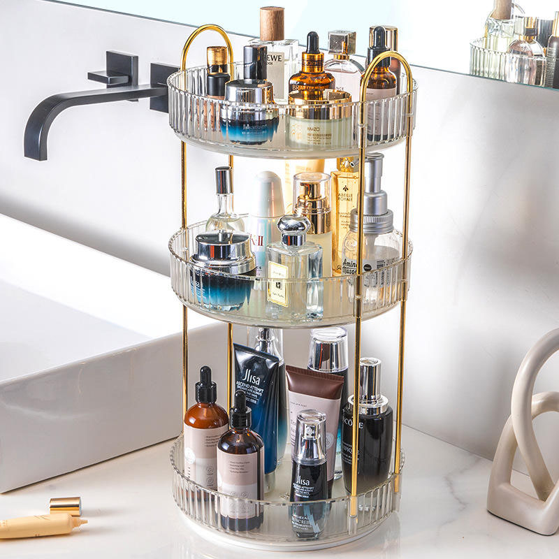 360 Degrees Rotating Makeup Perfume Organizer - Image 2