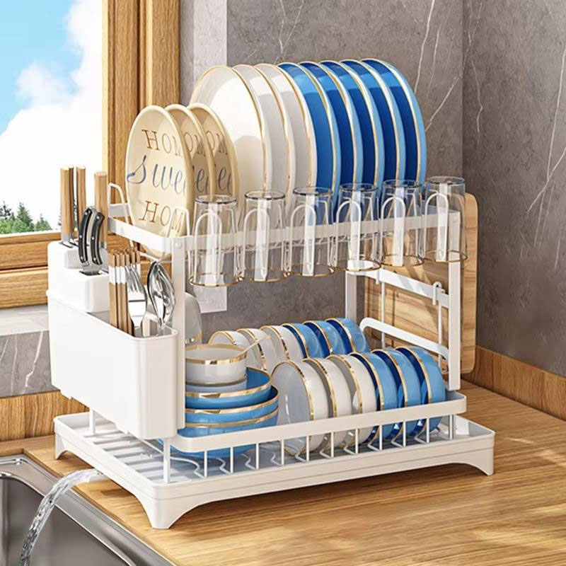 2-tier Dish Drainer Organizer - Image 2