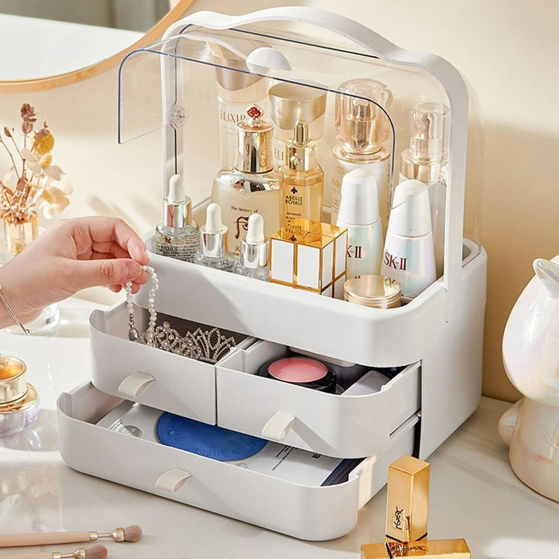 Cosmetic Storage Holder with Lid - Image 6