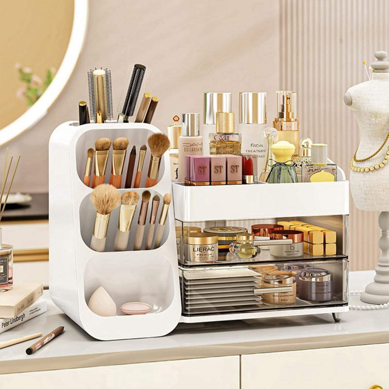 Cosmetic Display Case With Double Drawers - Image 6