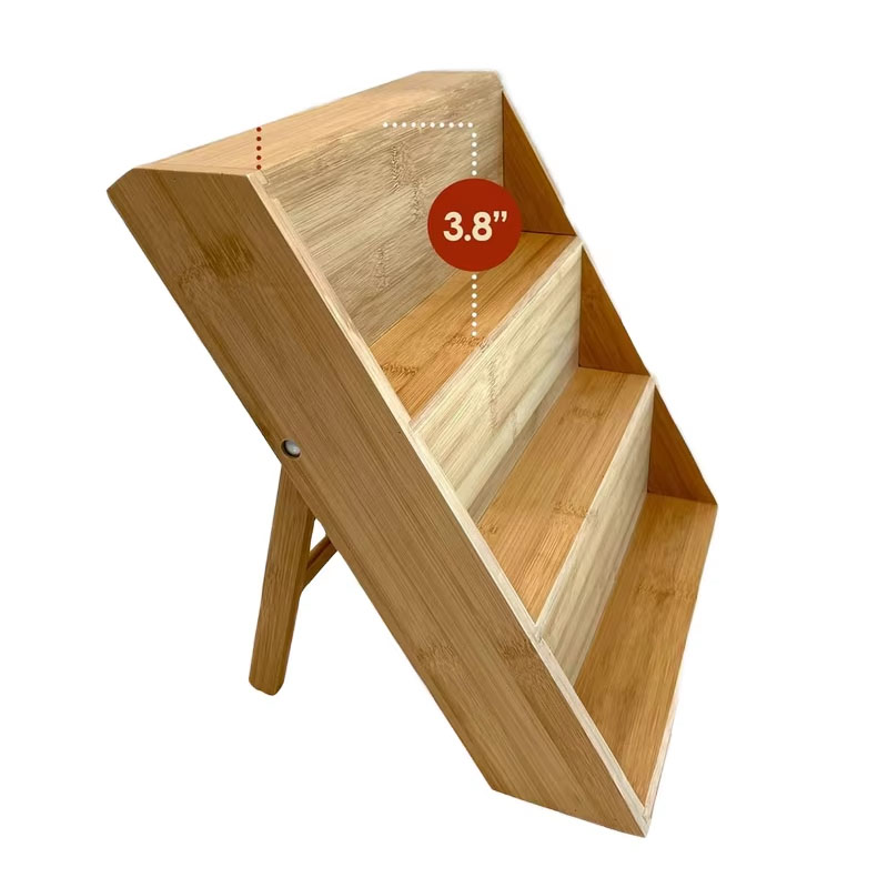 Bamboo Spice Rack and Organizer - Image 3