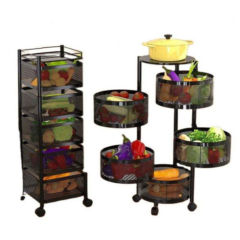 Kitchen Rotating Storage Rack - Image 3