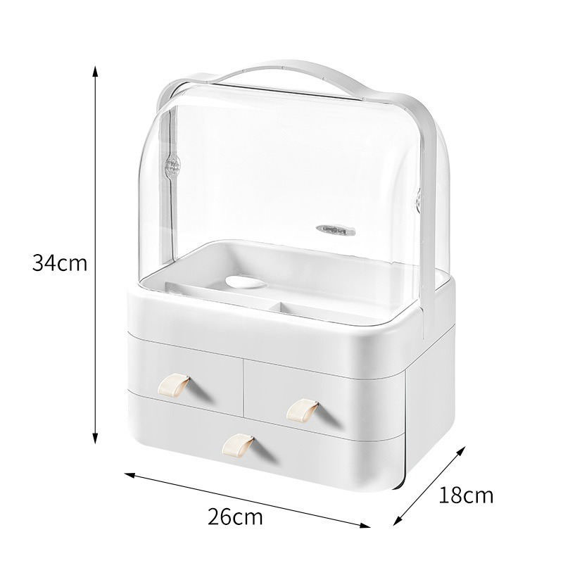 Cosmetic Storage Holder with Lid - Image 5