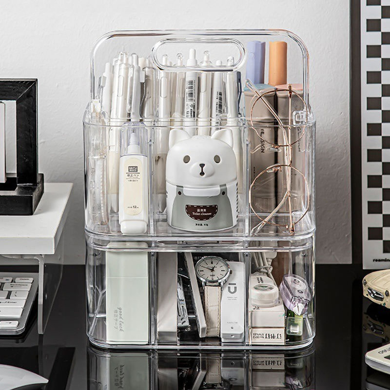 Adjustable Divided Caddy Bin with Handle - Image 5