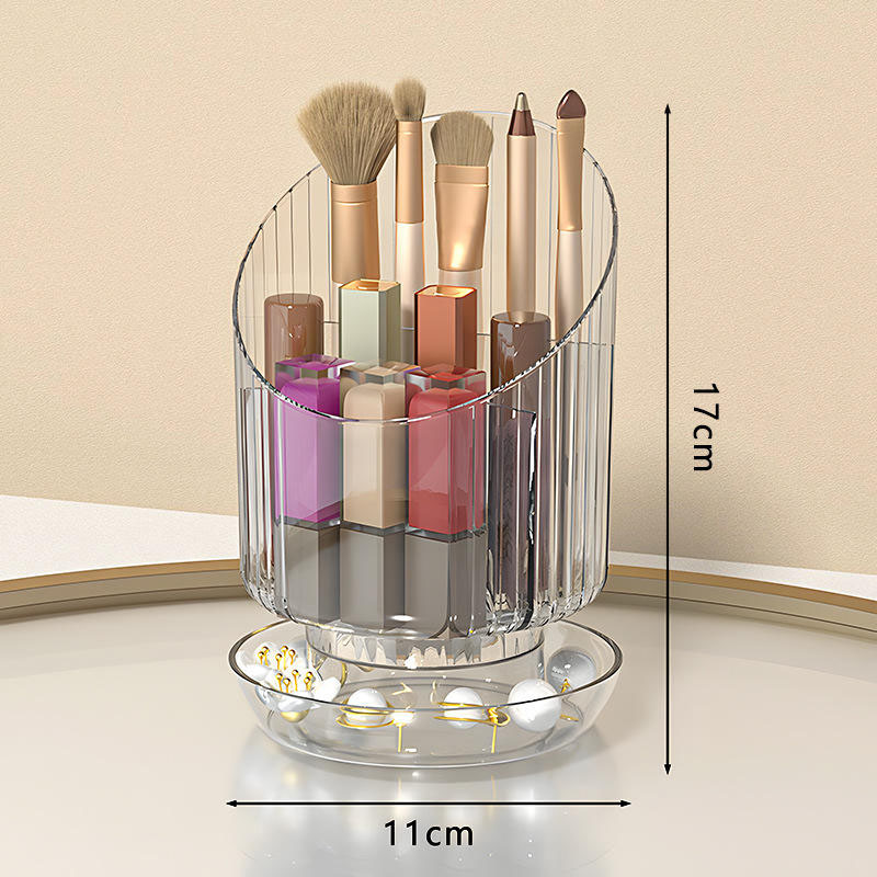 Rotating Makeup Brush Holder Organizer - Image 5