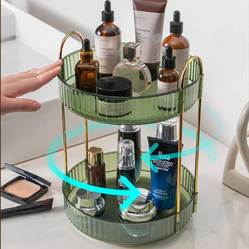 360 Degrees Rotating Makeup Perfume Organizer - Image 4