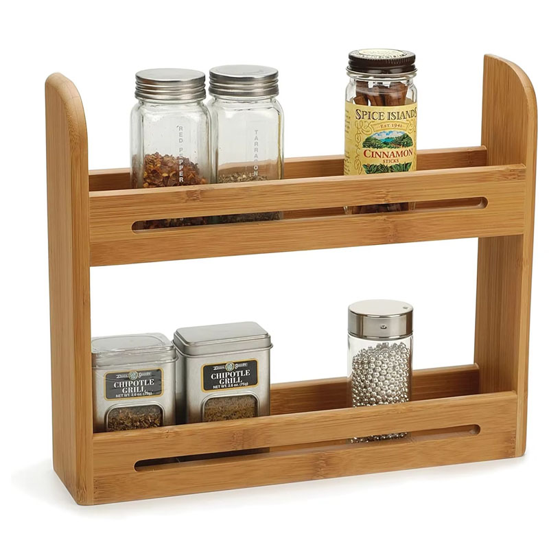 Bamboo Spice Rack and Organizer - Image 4