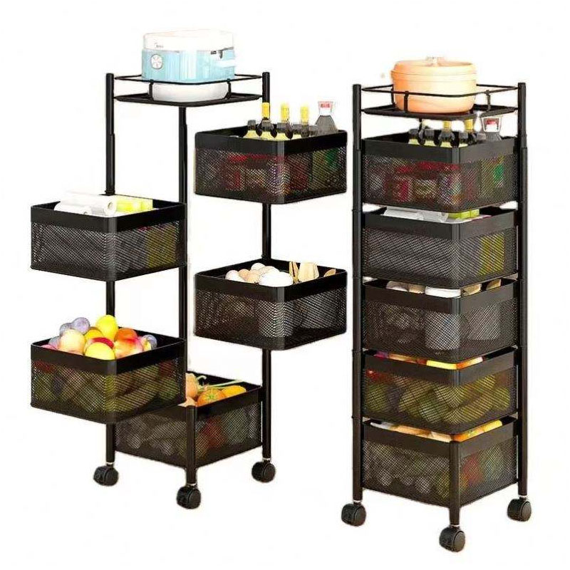 Kitchen Rotating Storage Rack - Image 4