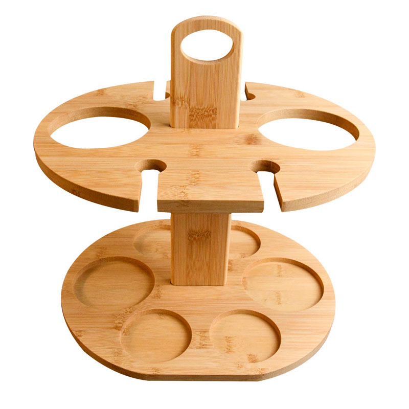 Countertop Wine Rack with Bottle Shaped Shelf - Image 5