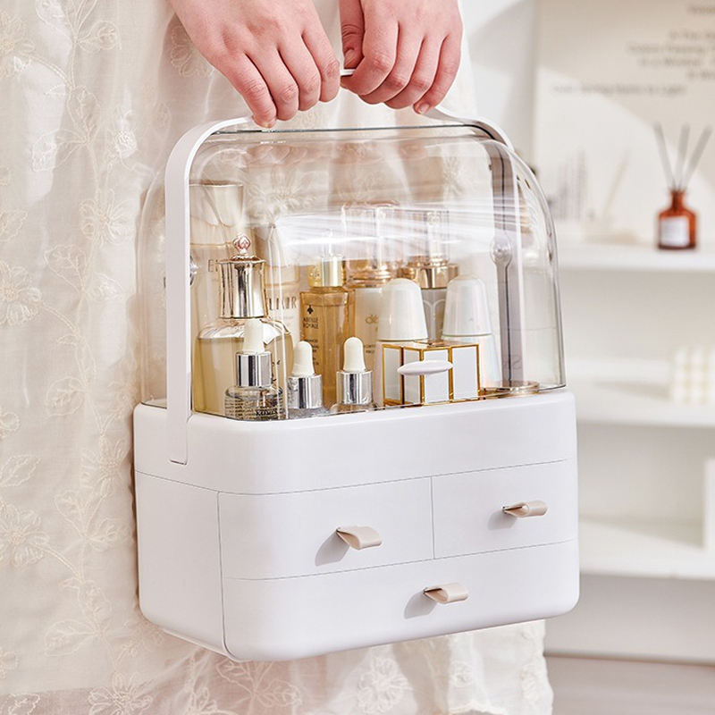 Cosmetic Storage Holder with Lid - Image 4