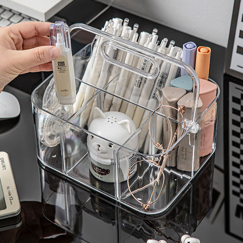 Adjustable Divided Caddy Bin with Handle - Image 4