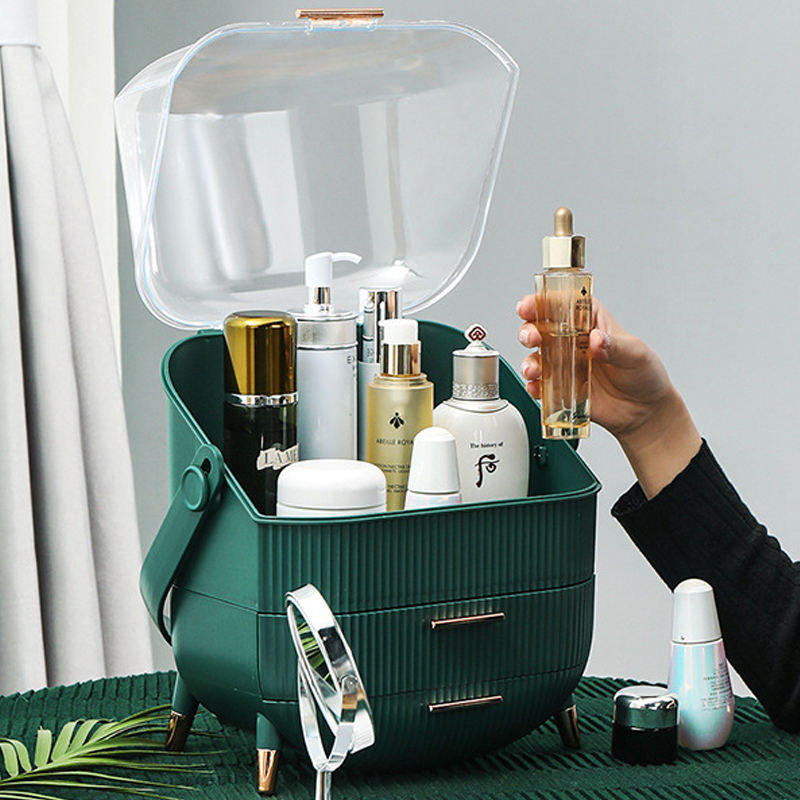 Cosmetic Display Case with Drawers - Image 3