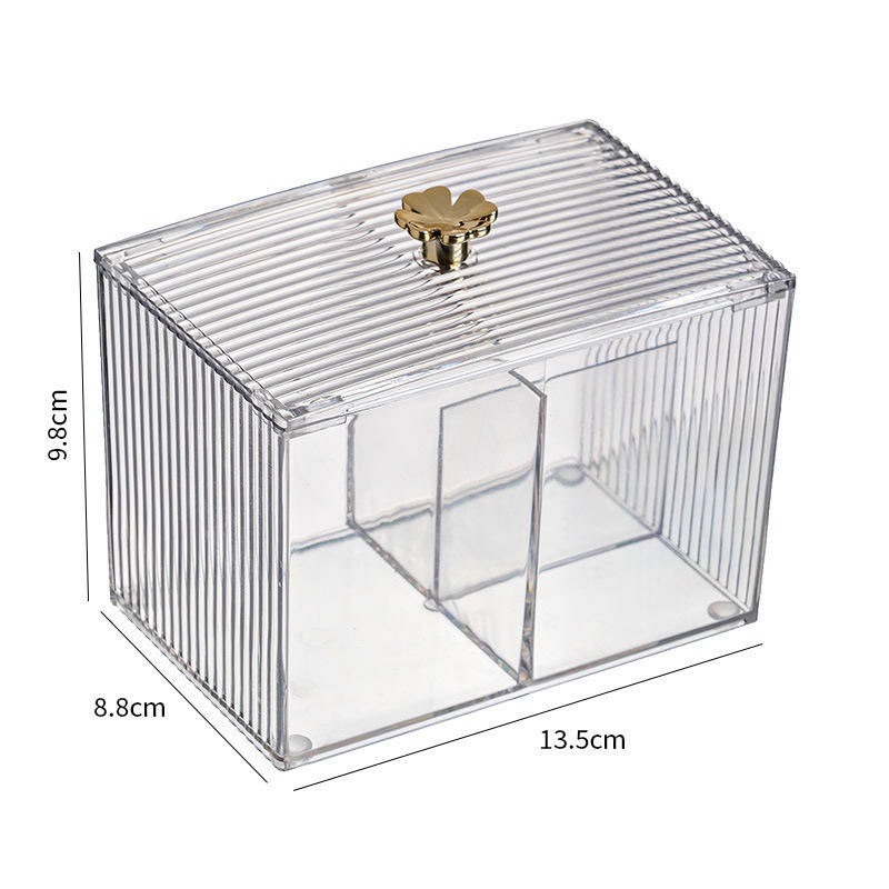 2 Compartments Qtip Holder Dispenser - Image 6